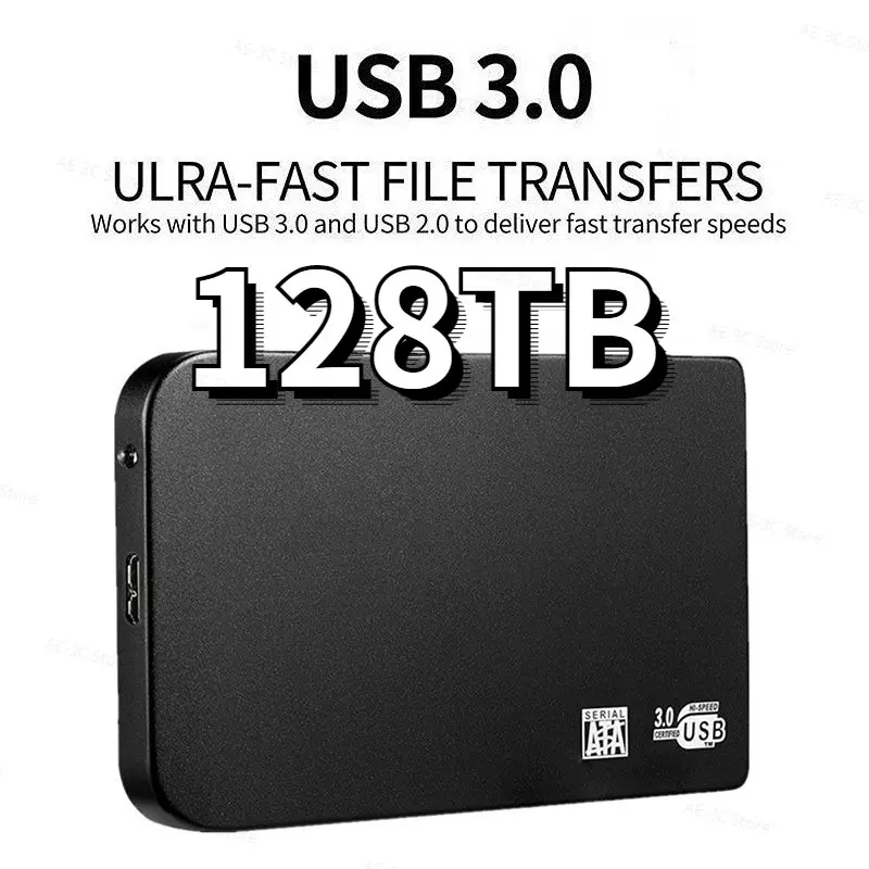 

4TB M.2 SSD 2.5 External Solid State Drive 2TB Storage Device Hard Drive Computer Portable USB3.0 SSD Mobile Hard Drive