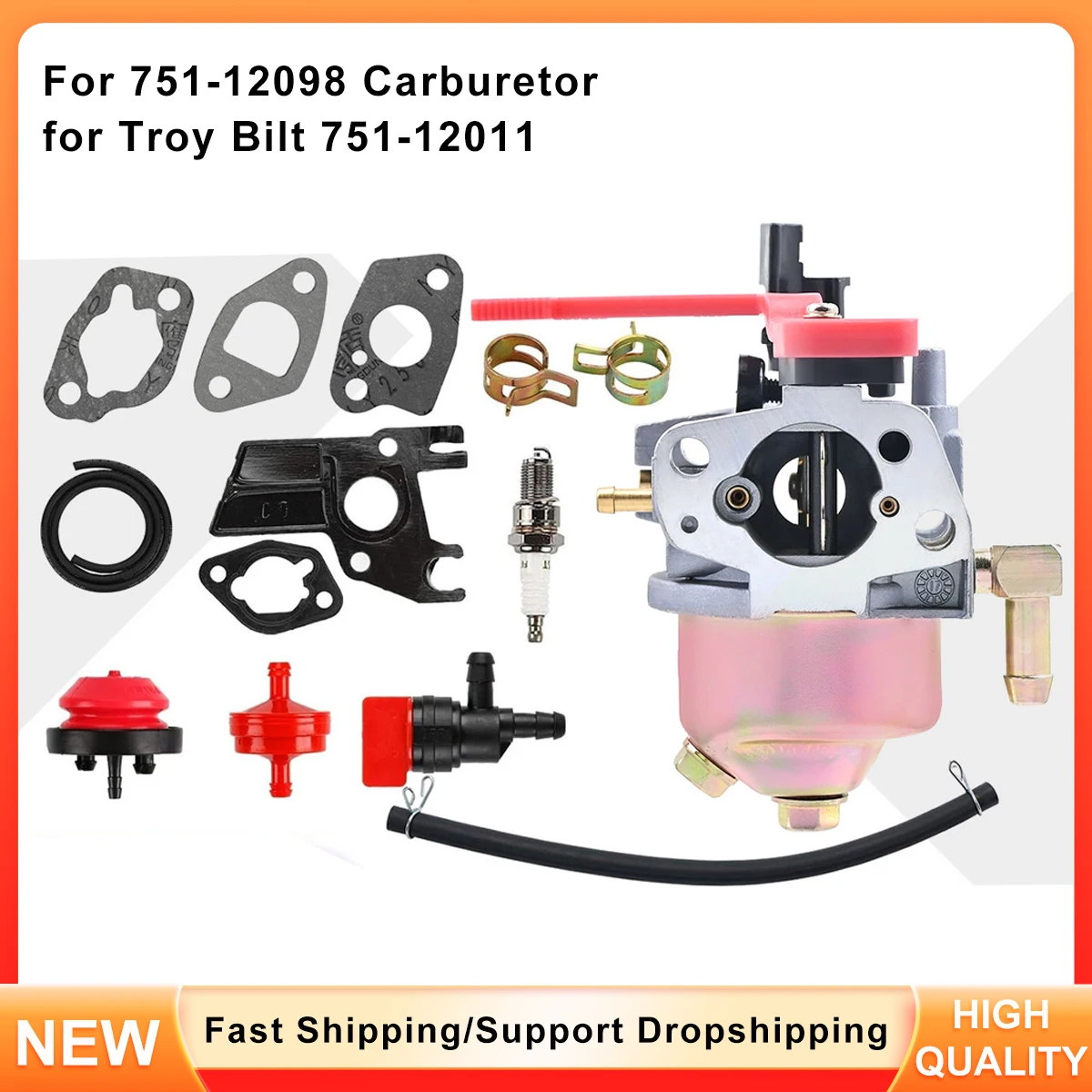 Фото Сменный карбюратор для снегоочистителя Troy-Bilt — 751-12098 Подходит для 751-12011 HY-165J 265-ju-11 №1