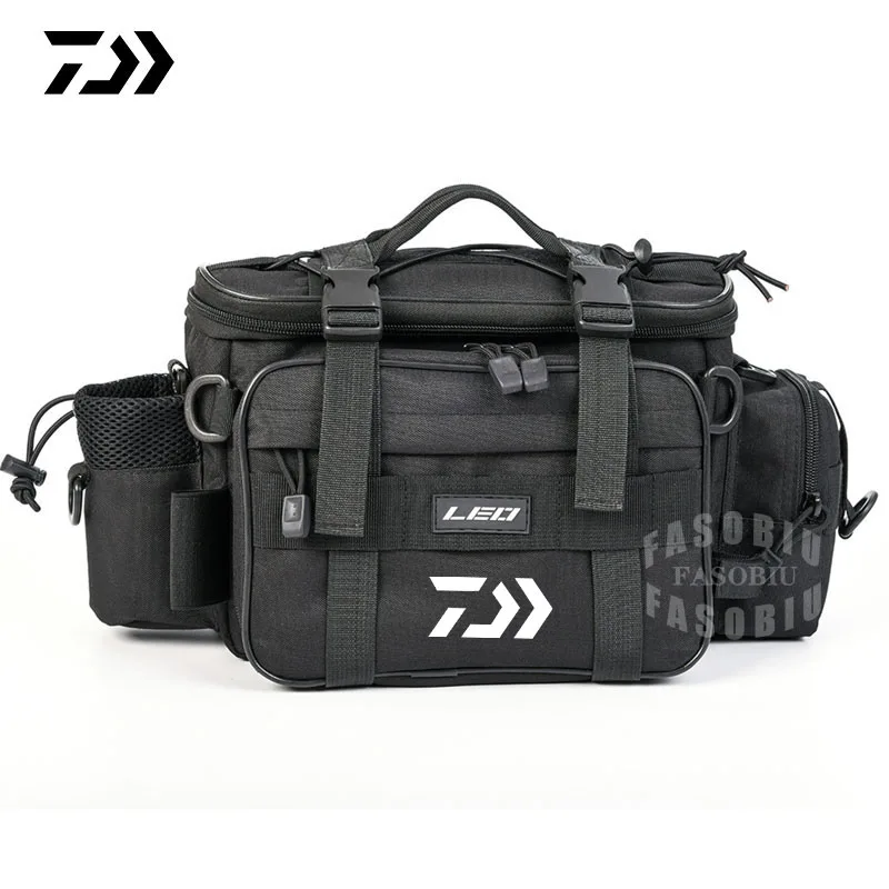 

Daiwa Multifunctional Outdoor Sports Men Fishing Tackle Bags Single Shoulder Crossbody Bags Waist Pack Multi-purpose Fishing Bag