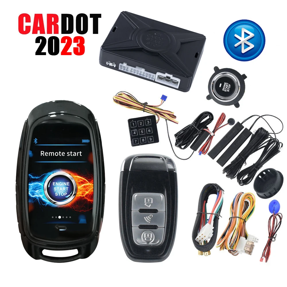 

Cardot Universal Engine Start Stop Buttton System Remote Ignition