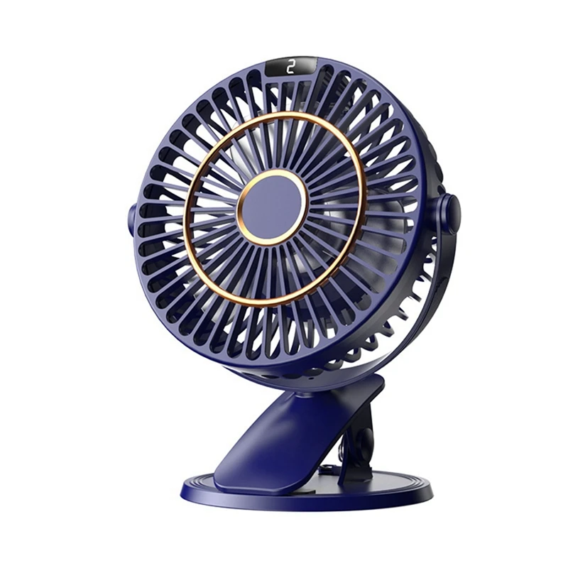 

Portable Fan Clip Fan USB Rechargeable Silent Fan Desktop Small Fan For Office Home Desk Table Outdoor