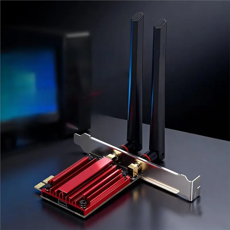 【Падение цены! !】Wifi7 BE5400 трехдиапазонный 2,4G5G6Ghz MT7925 беспроводной адаптер PCIE совместимый Bluetooth 5,4 сетевая Wi-Fi карта для Wi-Fi (art.: 3920d472ec013) - 3920d472ec013