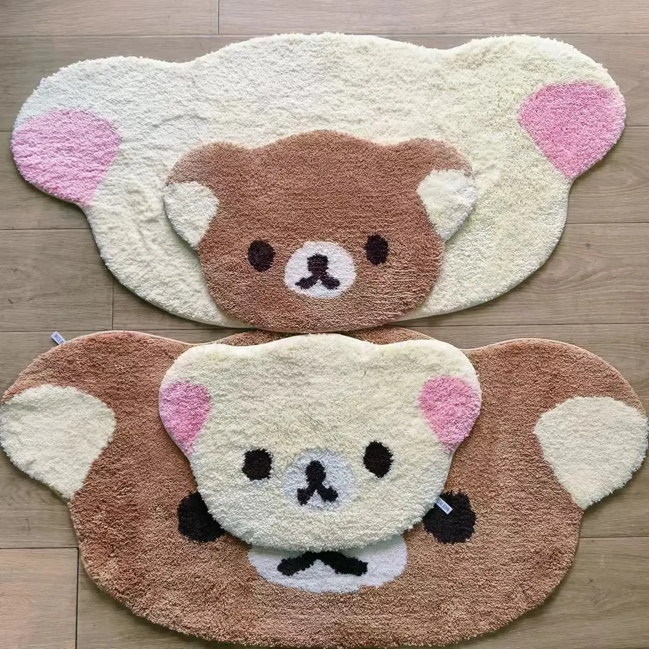Мультфильм Rilakkumas TurftdRug Kawaii Korilakkuma Bear Мягкий напольный коврик Стул для спальни
