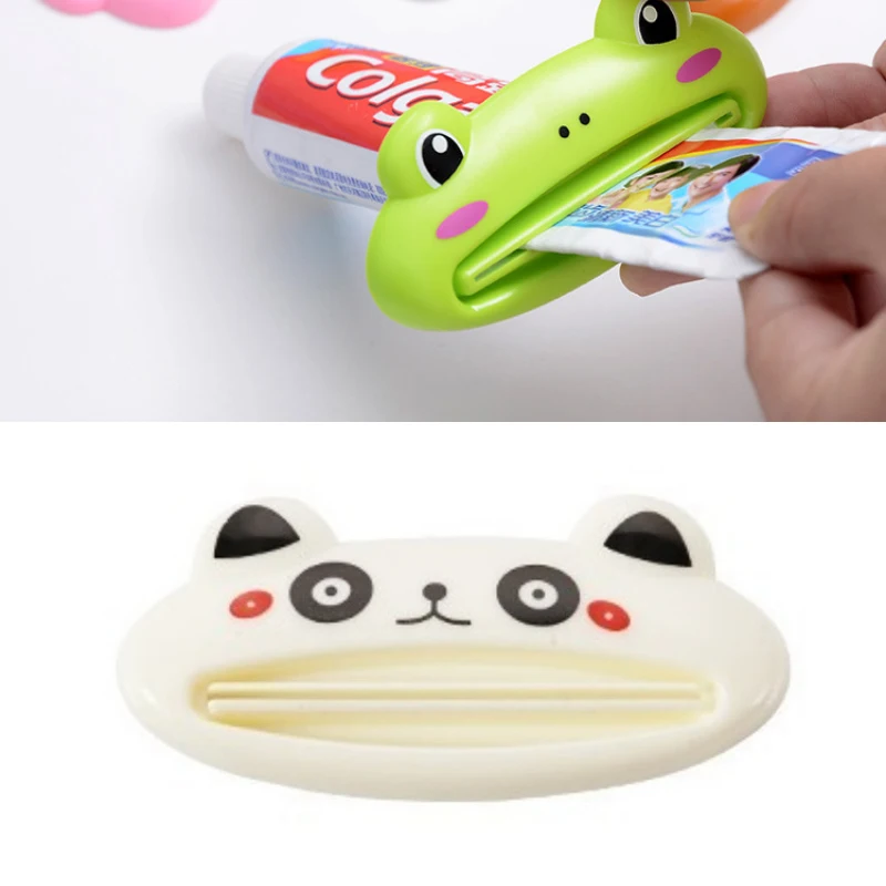 

Cartoon Toothpaste Squeezer Dispenser Facial Cleanser Clips Kid Toothpaste Tube Saver Toothpaste Squeezer Bathroom Accessories