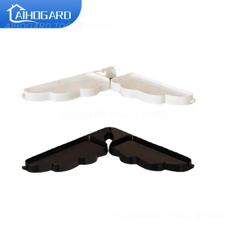 

Вместительный органайзер для шампуня, с отверстиями для утечки, дизайнерские полки для ванной комнаты, складная стойка для хранения в форме ангела, угловая стойка