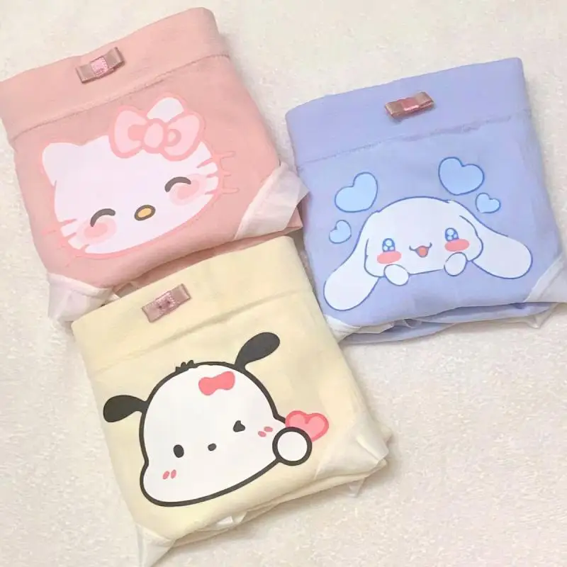 

Sanrio Cinnamoroll Hello Kitty понравило Kawaii аниме Сексуальные трусы милая девушка Сердце Чистое Нижнее белье Прекрасный креативный подарок игрушки для девочек