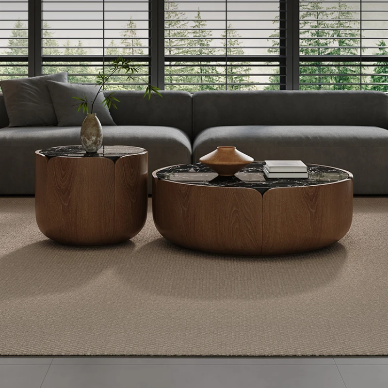 Черный боковой журнальный столик для спальни подъемный органайзер мобильный