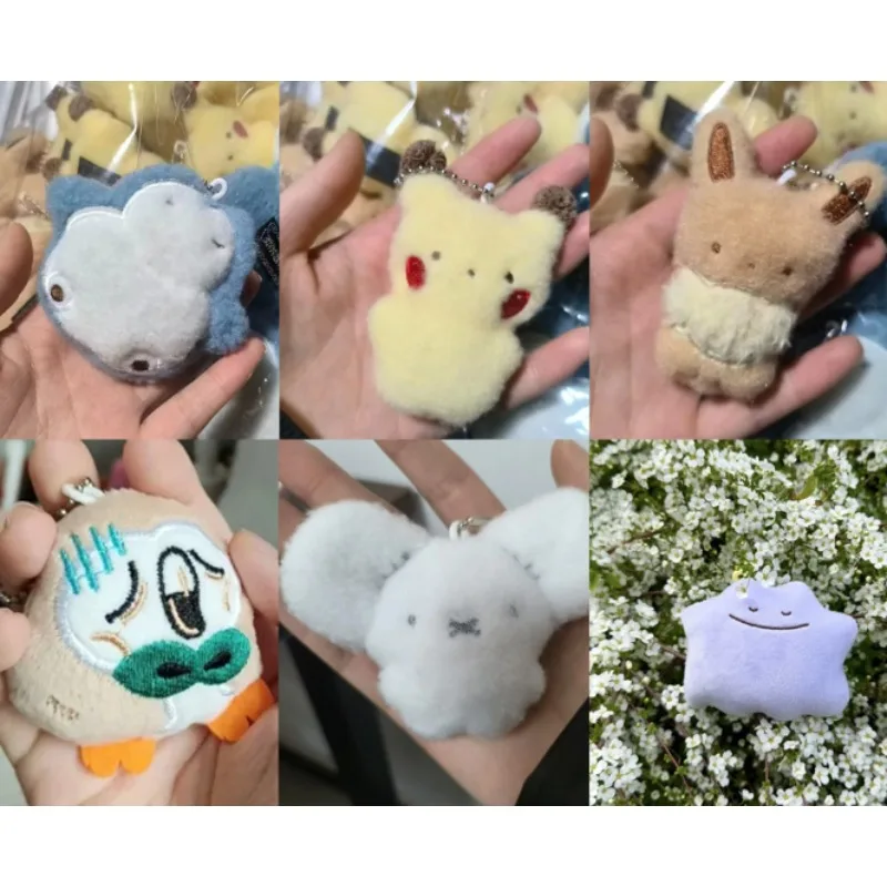 Фото Новый брелок Eevee Snorlax Ditto, милый мультяшный аксессуар для школьного рюкзака, портативный брелок-антипотеряшка, подарок на Хэллоуин №1