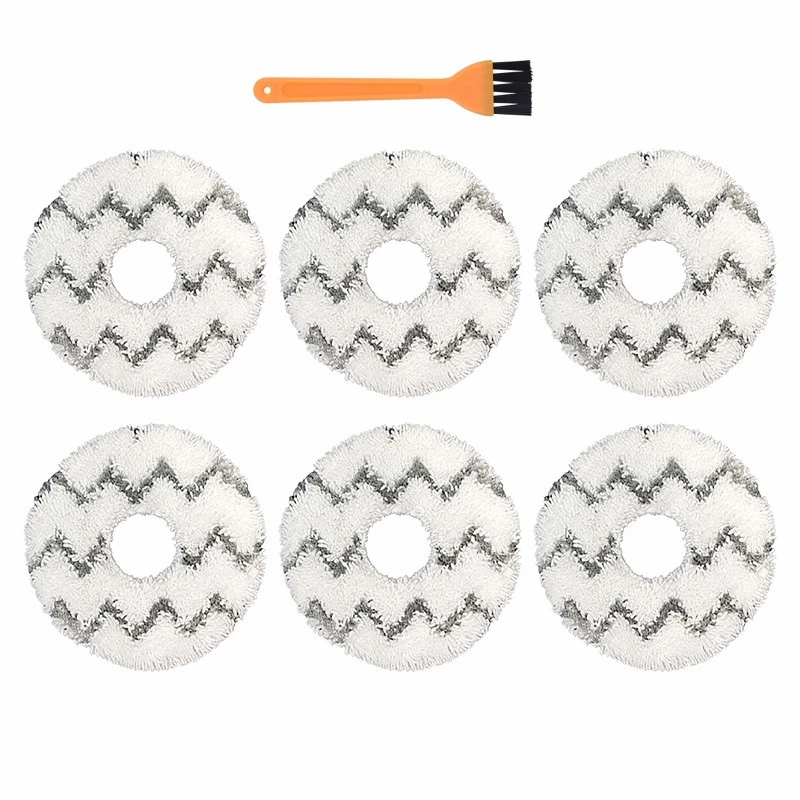 

7Pack For ECOVACS DEEBOT X1 OMNI/TURBO Robotic Vacuum Cleaner Washable Mop Pads Mop Rags Replacement