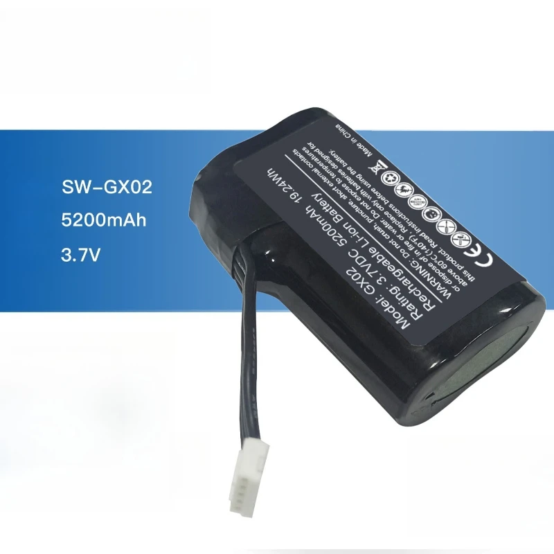 Фото Новейшая аккумуляторная батарея GX02 3.7V 19.24Wh 5200mAh для POS-терминалов XGD Nexgo N3 N5, высококачественная батарея для мобильных интеллектуальных терминалов №2