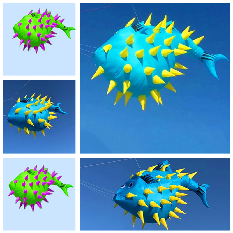 Бесплатная доставка 5 м воздушный змей с рыбой летающие уличные игрушки большие