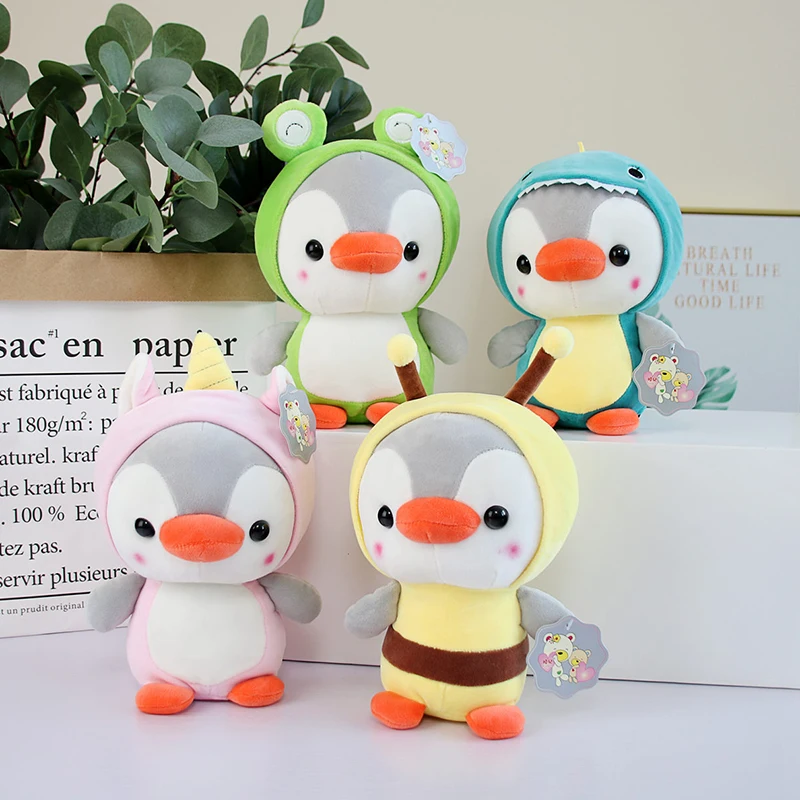 

23cm Kawaii Plush Toy Penguin Soft Stuffed Animals Cartoon Plushies Doll s for Children Girls Kids Boys Birthday Christmas Gifts