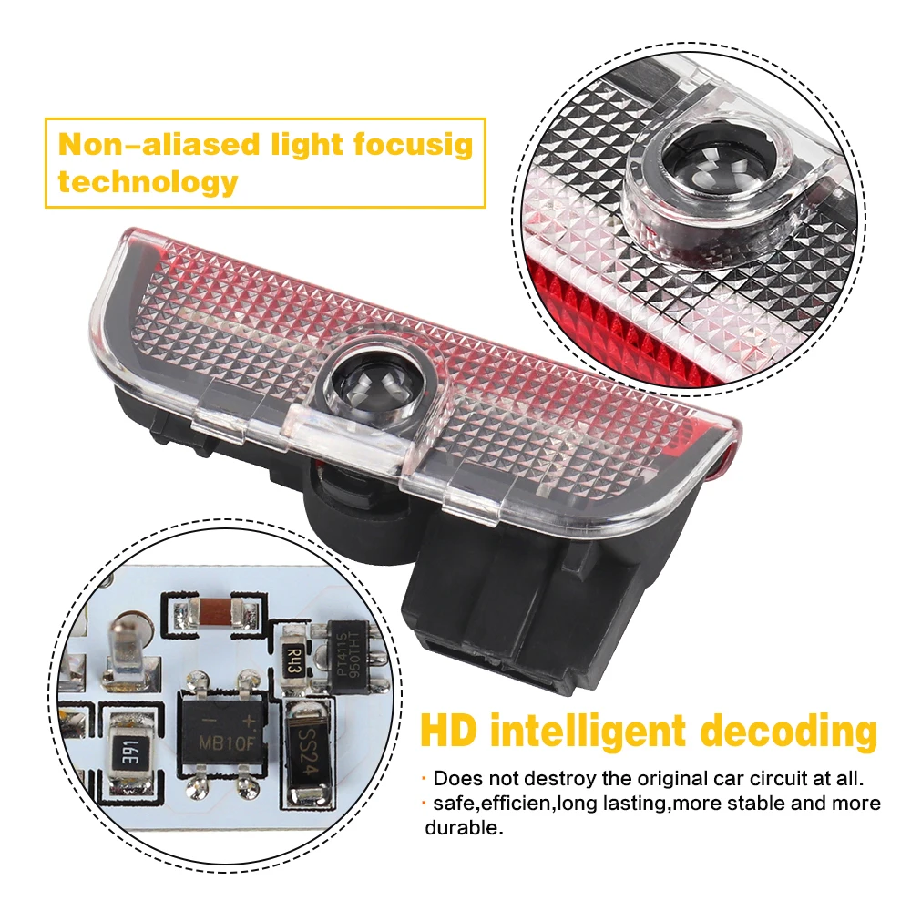 2 шт. для VW Golf 5 6 7 Jetta MK5 MK6 MK7 Touran 5T1 Arteon CC EOS светодиодные лампы внутренней двери