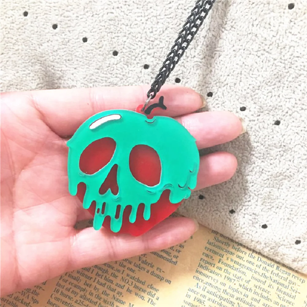 Креативная цепочка на ключицу подвеска ужасов Хэллоуин нежное ожерелье забавная