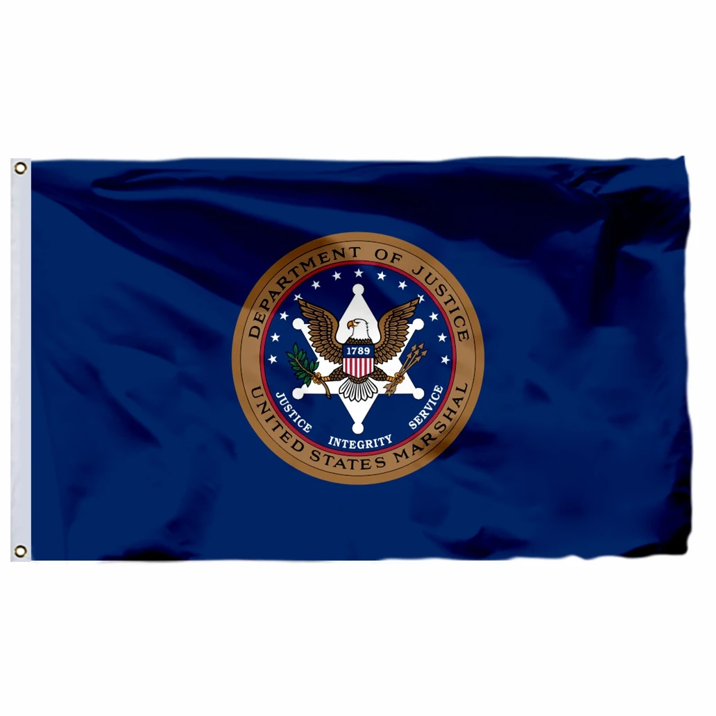 

USA United States Marshals Service Flag 90x150cm 3x5ft US Flags 21x14cm Banners