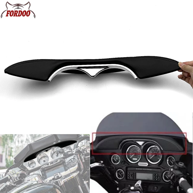 Для Harley Touring Street Glide FLHT FLHTC FLHX Road 2008-2013 капот мотоцикла датчик отделка полоса