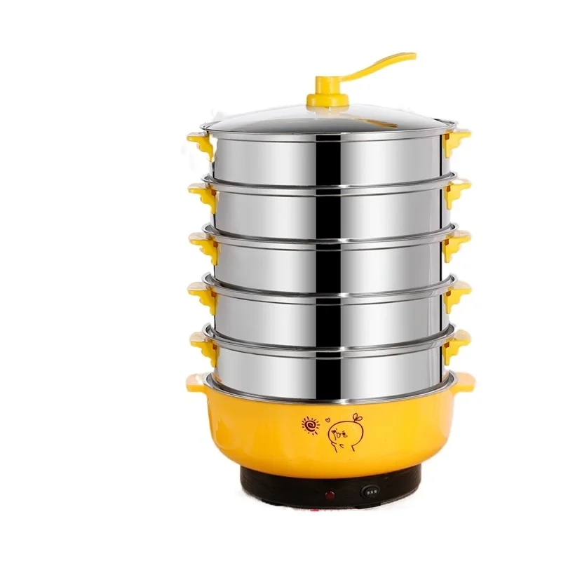 

Многофункциональная плита, автоматическая кастрюля для малого бизнеса, мультиварка, оборудование для ресторана, электрическая Пароварка д...