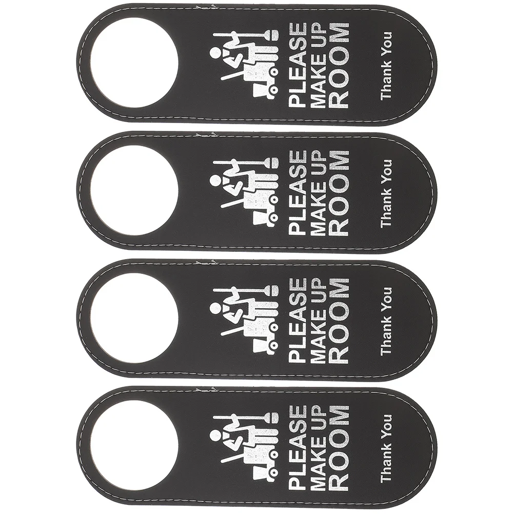 

4 Pcs Make Up Room Signs Door Hanger Sign Reversible Door Sign Door Hanger Signs Do Not Disturb Signs Make Up Room Sign