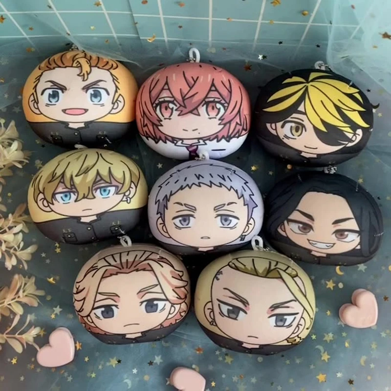 

10 см аниме Токийский призрак Manjiro Ken Takemichi Hinata atсус подвеска милые Аниме Мягкие игрушки с брелоком