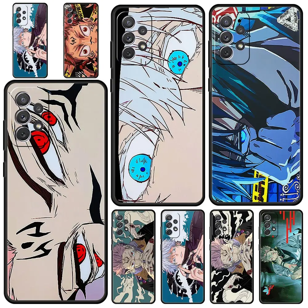 

Anime Jujutsu Kaisen Phone Case for Samsung Galaxy A12 A52 A51 A72 A71 5G A42 A32 A22 A21s A01 Silicone Coque Funda Cover Shell