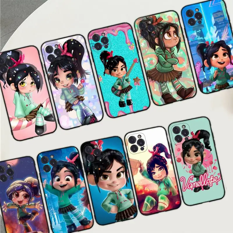 

Disney Vanellope von Schweetz Phone Case Silicone Soft for iphone 14 13 12 11 Pro Mini XS MAX 8 7 6 Plus X XS XR Cover