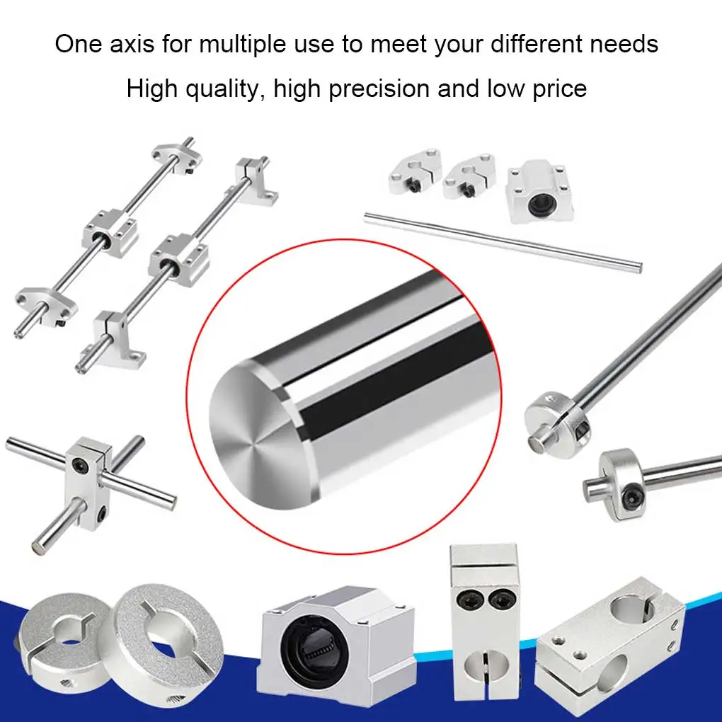 

Упаковка 2 8 мм оптический вал оси линейный рельс Гладкий Круглый Стержень Профессиональный бизнес 3D принтер запчасти компоненты