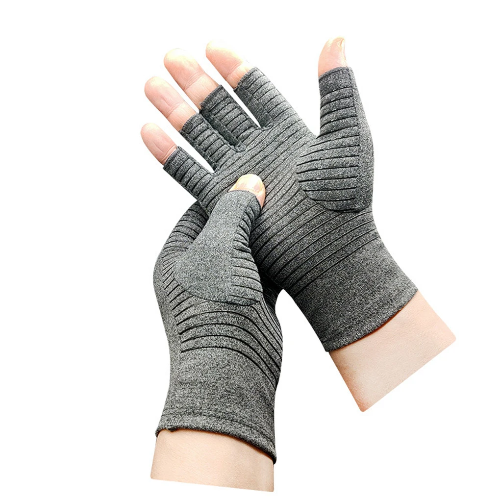 

1 Pair Woman Man Unisex Glove Portable Compression Training Gloves Comfortable Elastic Mitts Joint Protector Hand