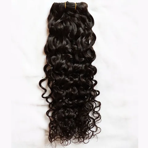 Накладные человеческие волосы с зажимом, волнистые, волнистые, на всю голову, девственные бразильские, зеленые человеческие волосы для чернокожих женщин