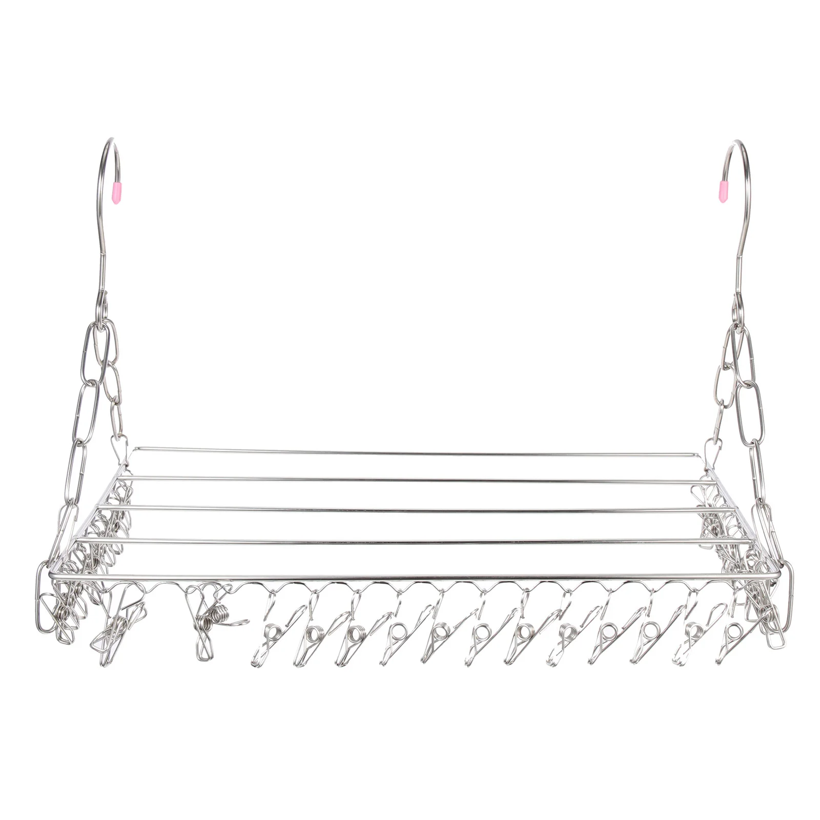 

Rack Drying Hanger Clothes Clips Laundry Clip Sockhangingtowelclothespin Pegdrip Dryer Sockswindproof Metal Beach Pin Large