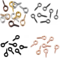 100 pieces mini thread buckle connector pendant diy jewelry accessories