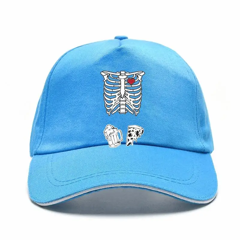 

Funny Men Bill Hat Women novelty Hat Mens Skeleton Maternity Pizza Beer Black Baseball Cap