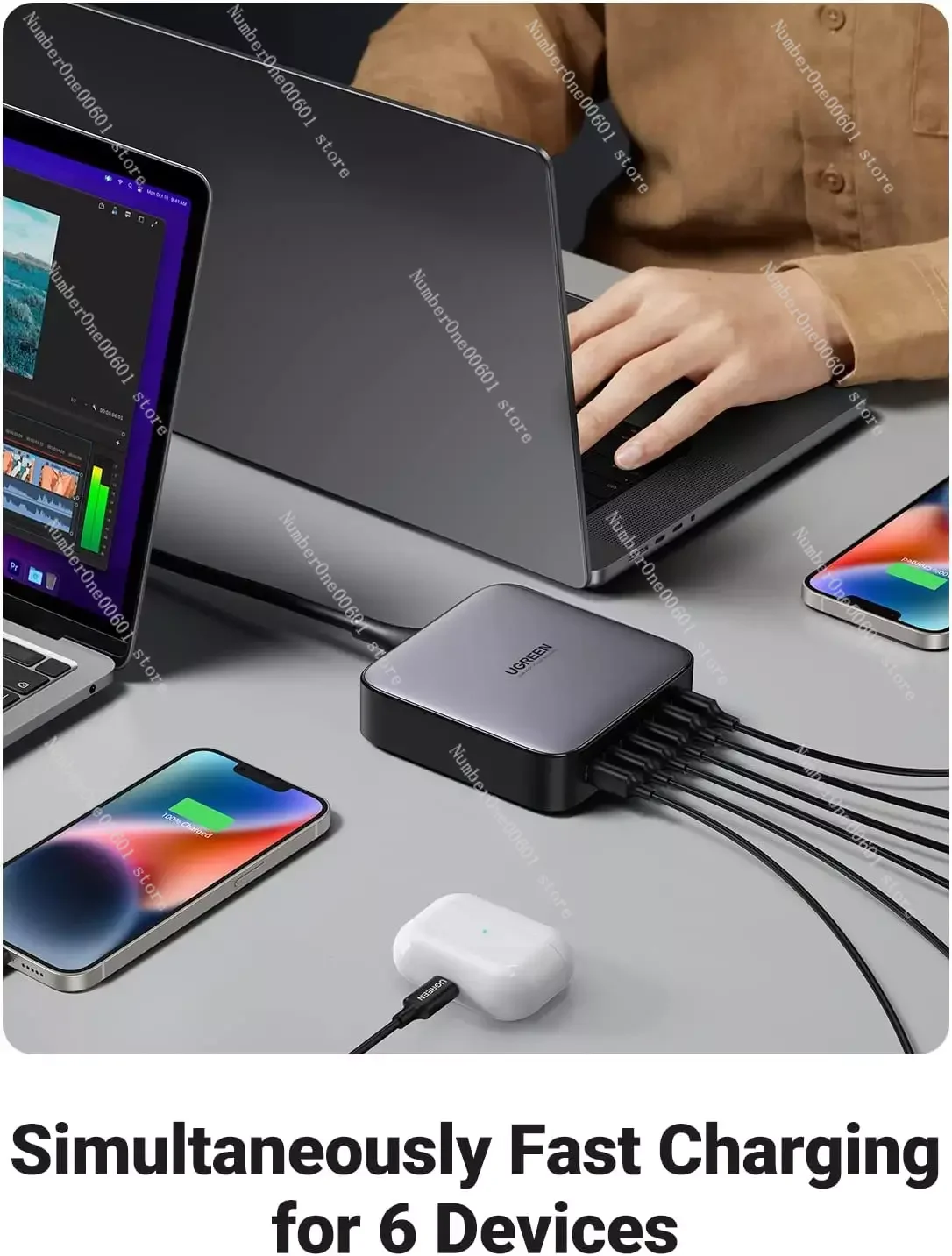 Зарядные устройства адаптеры 200 Вт USB C настольное зарядное устройство Nexode 6