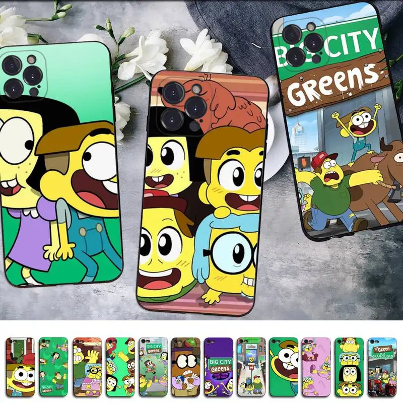 

Disney Big City Greens Phone Case For iPhone 14 13 12 Mini 11 Pro XS Max X XR SE 6 7 8 Plus Soft Silicone Cover