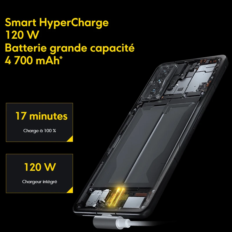 Tanie Wersja Globalna POCO F4 GT 5G Smartphone Snapdragon 8 Gen 1 Octa Core 120Hz AMOLED DotDisplay Pop-up Wyzwala 120W Hyper ładowania