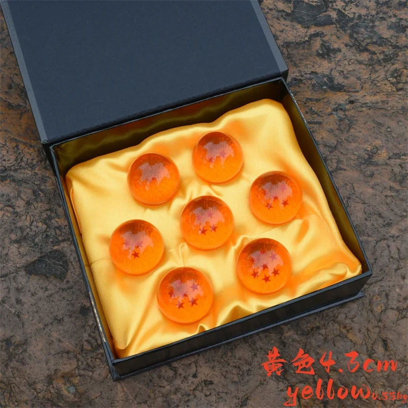 Фото Коллекционный набор из 7 фигурок-кристаллов Dragon Ball Z в подарочной коробке, издание для фанатов аниме, коллекционная демонстрационная версия Dragon Ball Z №2