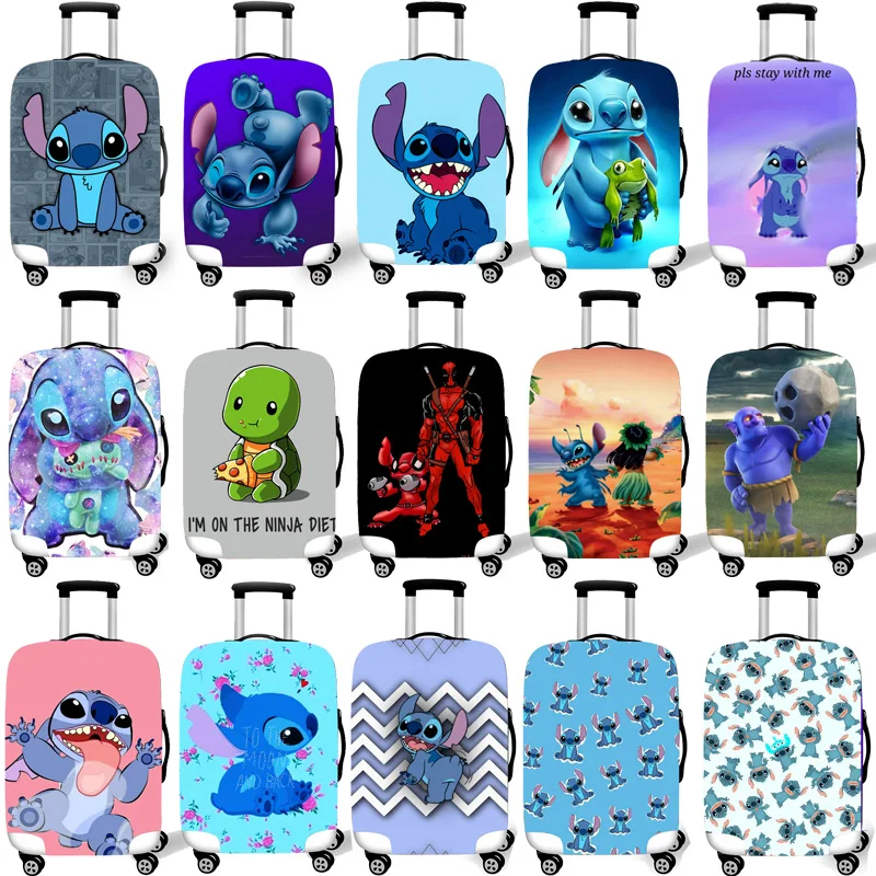 

HOMDOW Elastic Luggage Protective Cover For Suitcase Protective Cover Trolley Cases Covers 3D Travel Accessories Stich Pattern