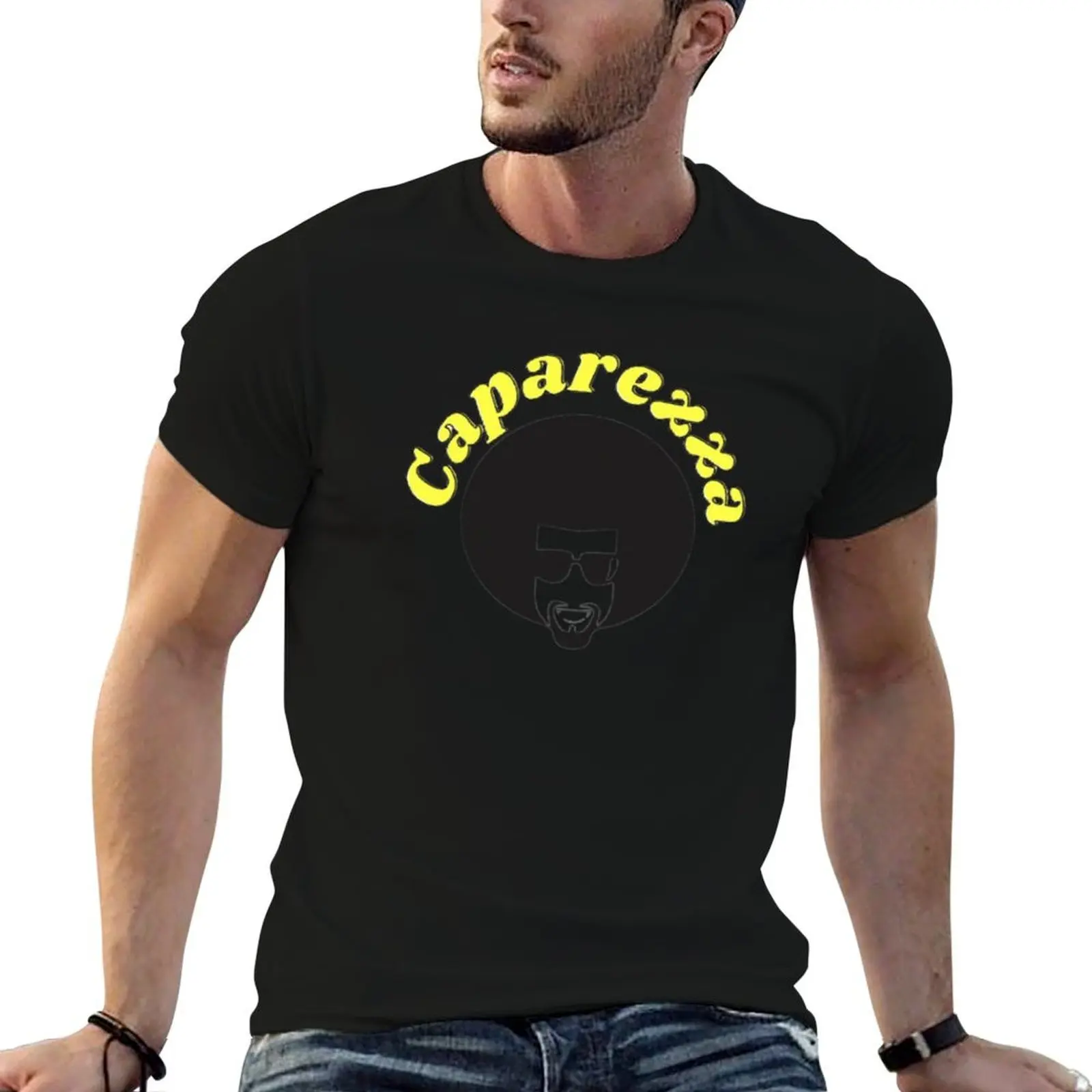 Фото Футболка Caparezza, мужские футболки с графическим принтом, дизайнерские футболки для мужчин, забавные футболки с графическим принтом №1