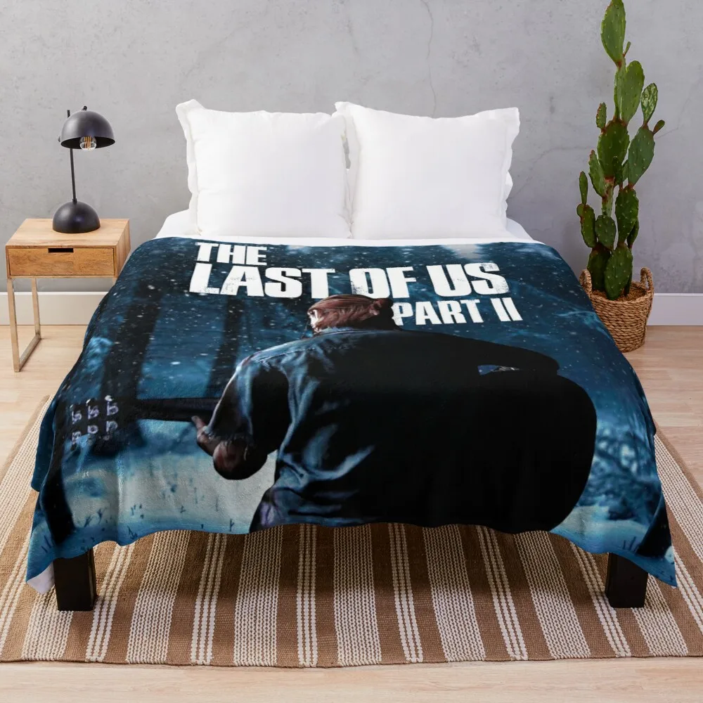 

The Last Of Us Part 2 "Winter Song" Throw Blanket Furry Blankets