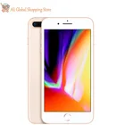 Бу разблокированный оригинальный iPhone 8 plus 5,5 дюйма 3 ГБ + 64 Гб256 ГБ шестиядерный двойной камера 12 МП 4G LTE