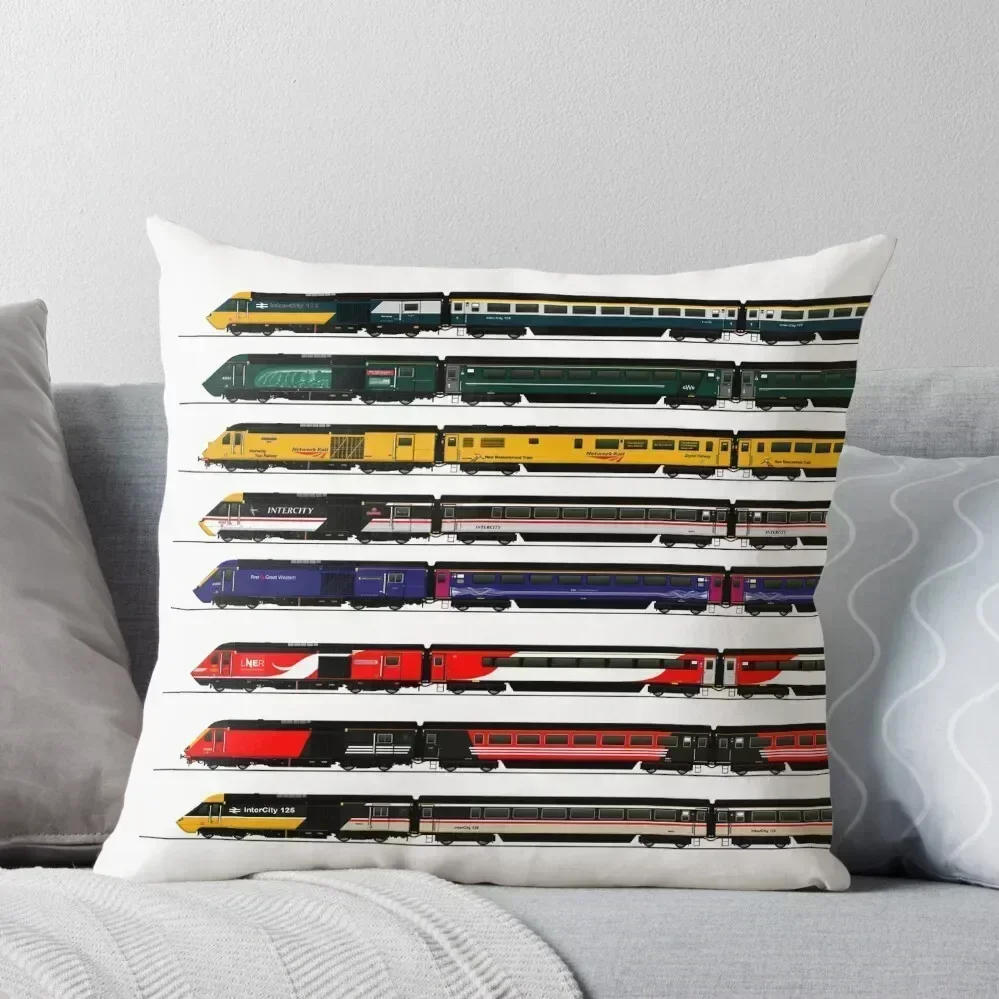 Декоративная подушка INTERCITY 125 HST LOCOMOTIVES чехол для дивана наволочки декоративная