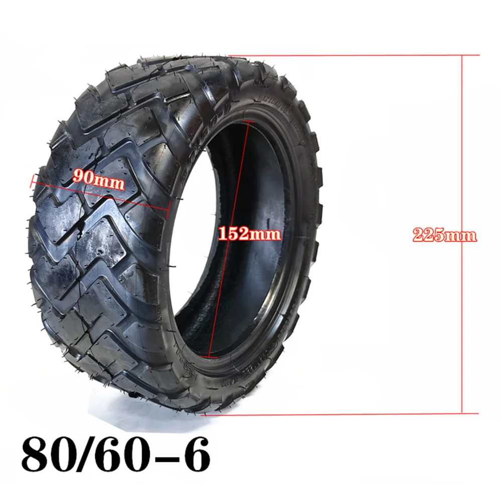 

10 Inch Electric Scooter 80/60-6 Thickened Tubeless Tire For Zero 10x Shock Absorber Rubber Scooter Tire Replacement Accessories