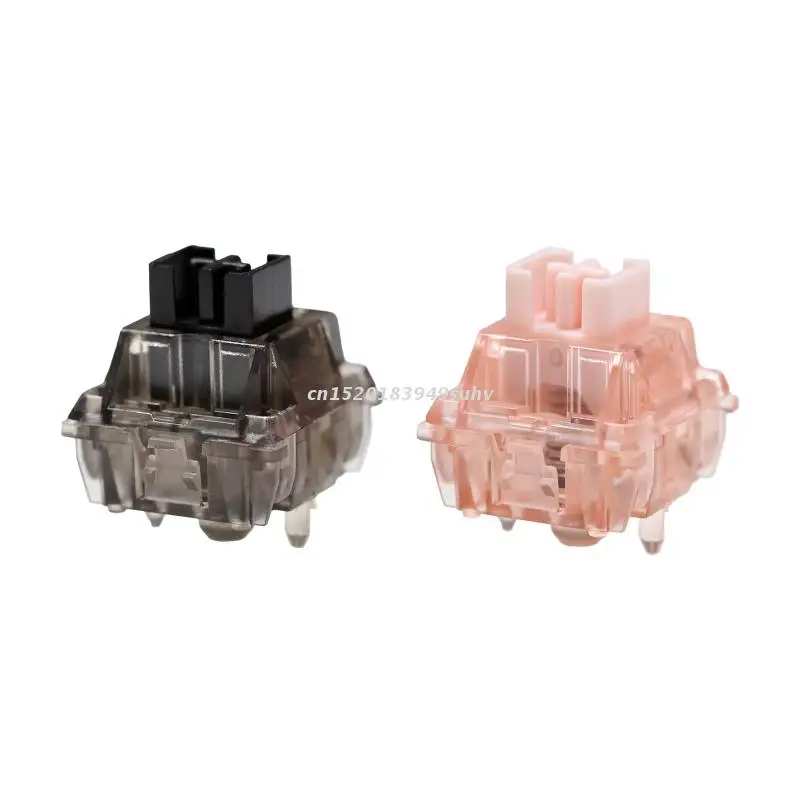

5 шт. Gateron BOX Ink V2 розовый черный переключатель 50 г 60 г 5pin RGB линейный MX Переключатель штока для механической клавиатуры 80 м