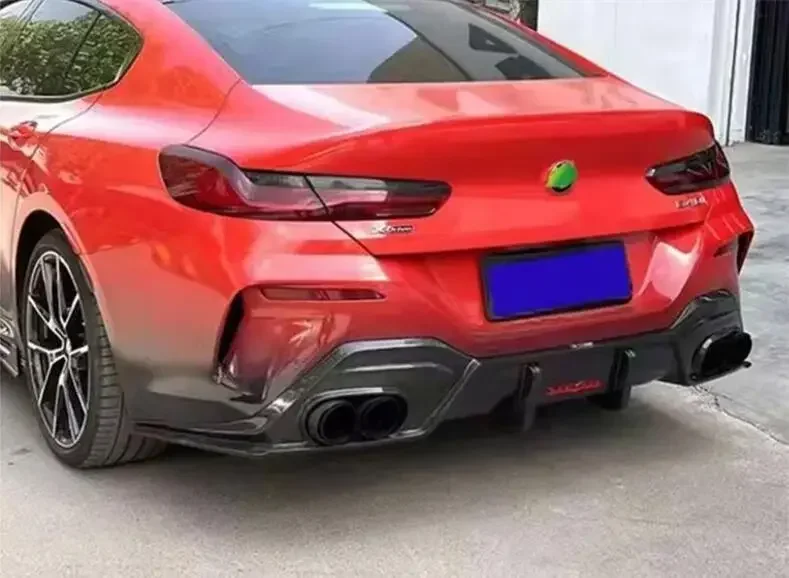 Задний бампер из углеродного волокна спойлер крышка диффузора багажника и