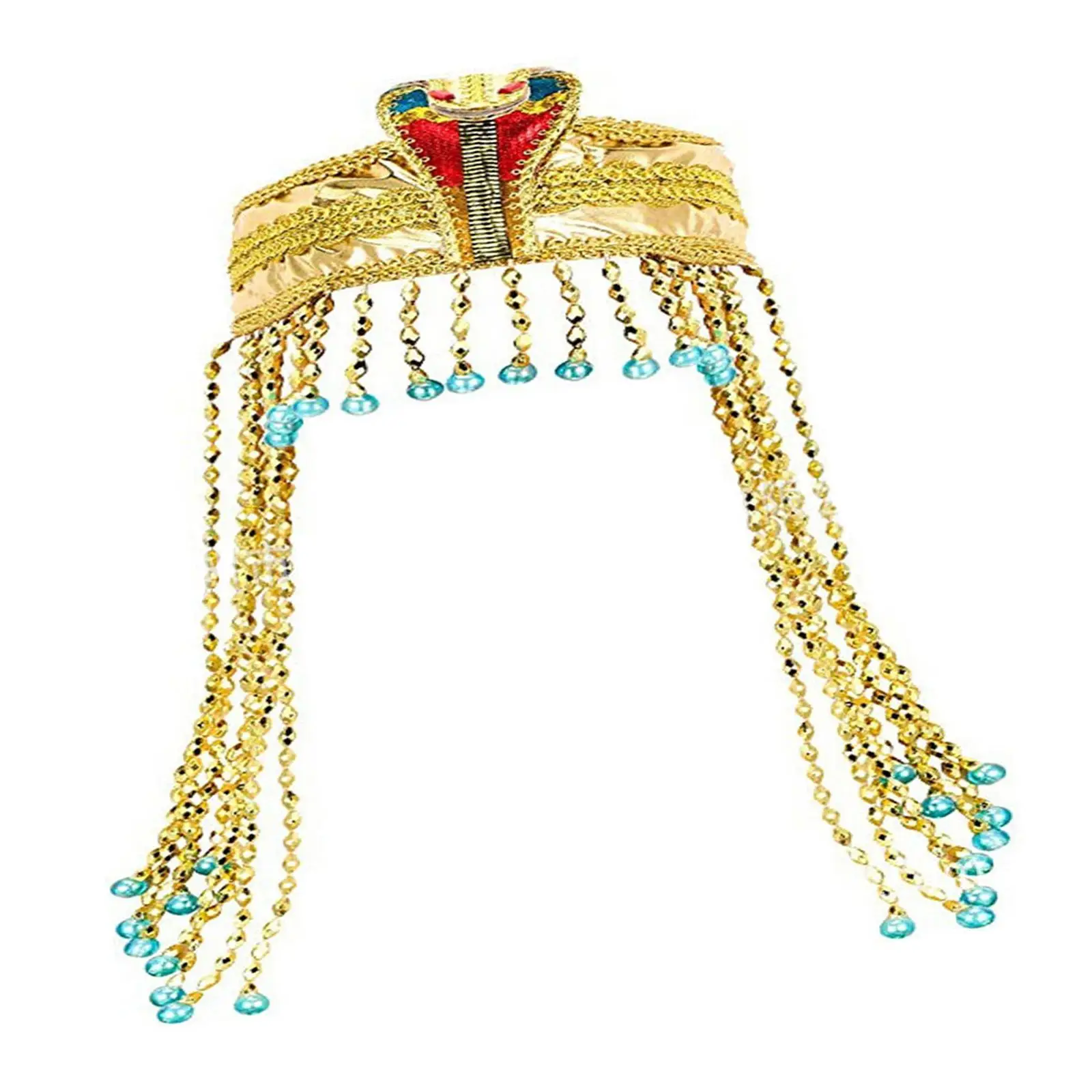 

Exquisite Egypt Queen Headdress Gift Snake Headdress Fashion Costume for Holiday Fancy Dress Stage Performance Masquerade