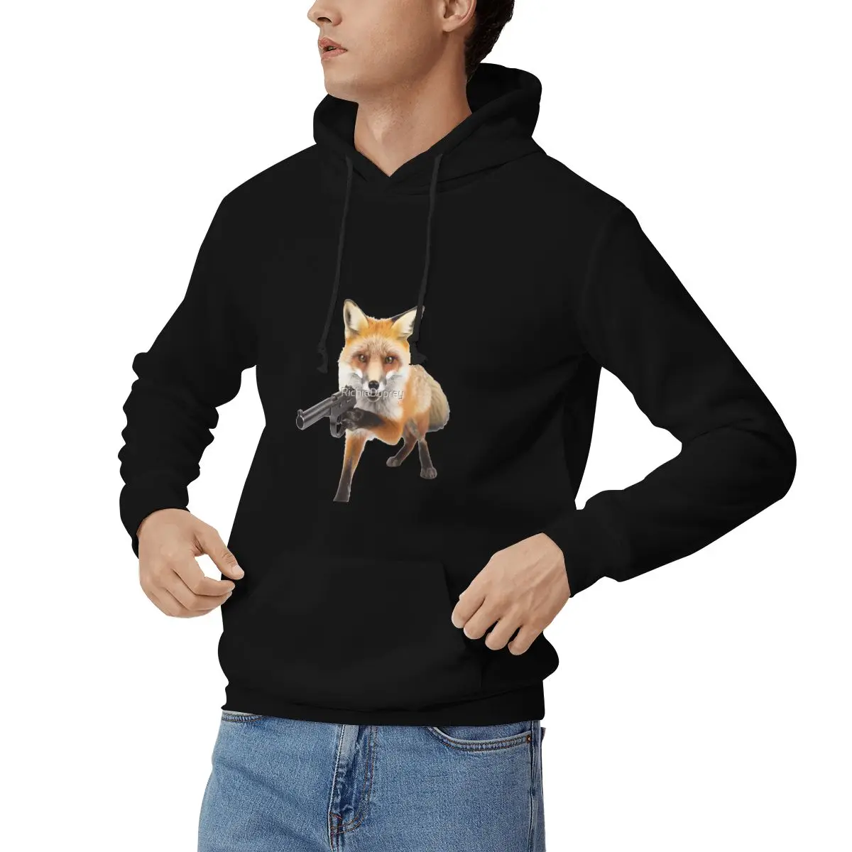 Hunt Sabo machines - Fox - Arm The Animals - толстовки с капюшоном Animal Liberation, толстовки с капюшоном большого размера в стиле аниме, толстовки большого размера (art.: 3920cbf459cbf) - 3920cbf459cbf