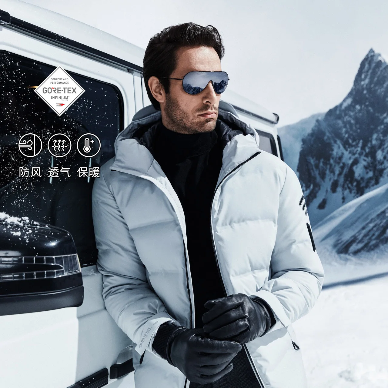 Водонепроницаемый пуховик для мужчин и женщин BOSIDENG 90%