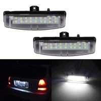 2 pcs car number led license plate lights lamp for toyota camry aurion avensis verso echo 4d prius white auto luces assembly new