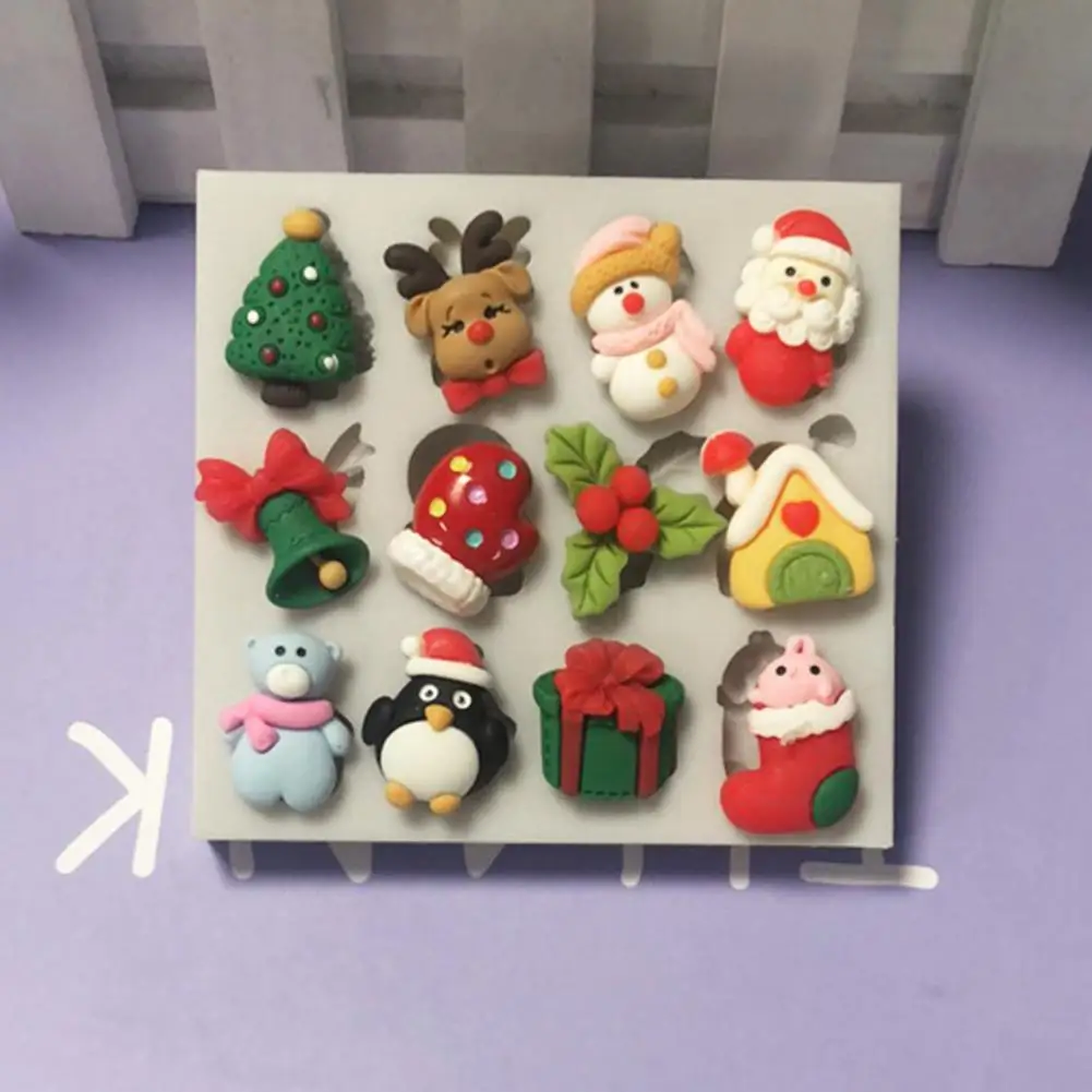

Convenient Biscuit Mold Easy Demoulding Stainless Steel Cartoon Elk Chocolate Mould Cake Mold Chocolate Mould