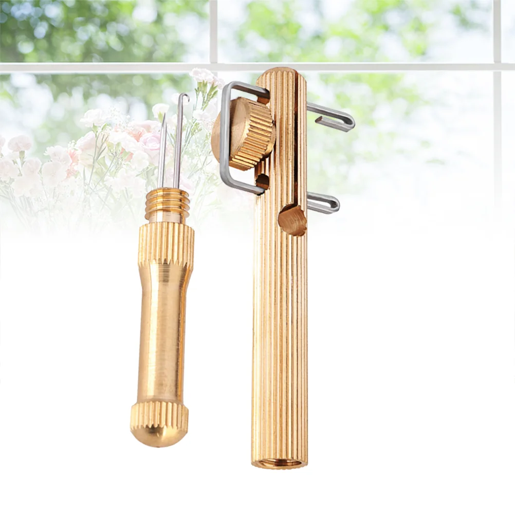 

1pc String Knotter Effective Copper Hand-perated Line Knotter for Outdoor