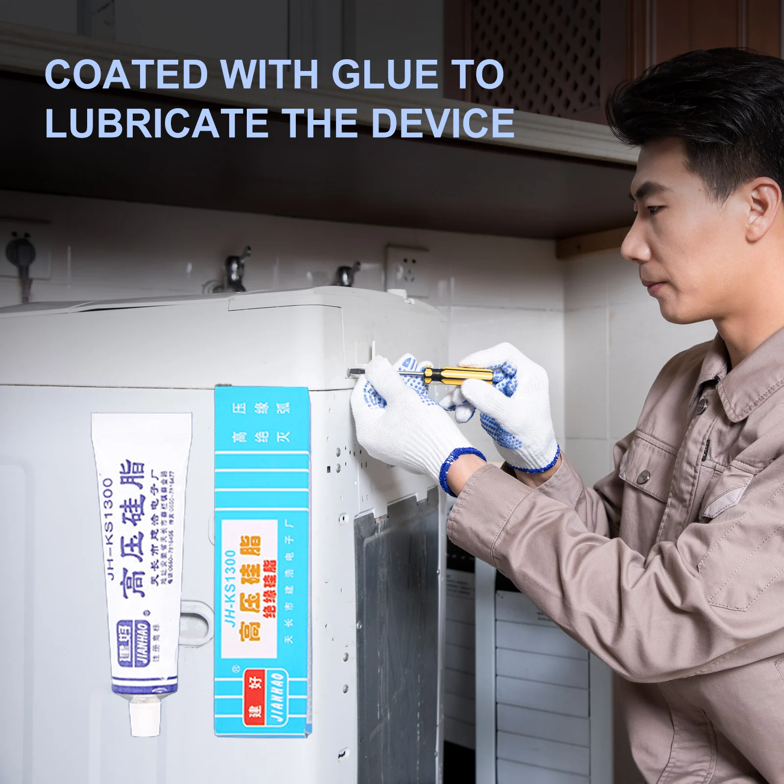 

30g High Pressure Silicone Grease Non-Curing Translucent TV Insulation Moisture Rust Rubber Metal Lubricating Cream